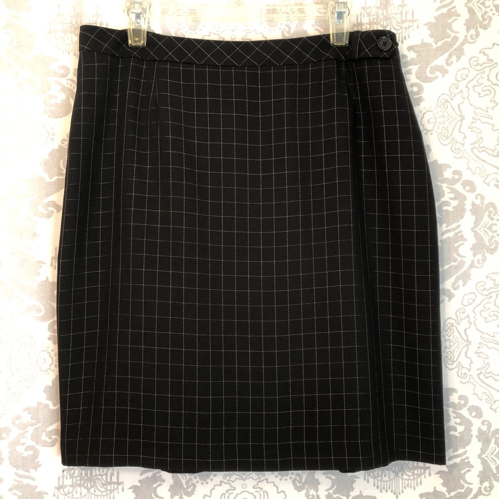 Hillard & Hanson Checkerboard Skirt Suit - Picture 3 of 7